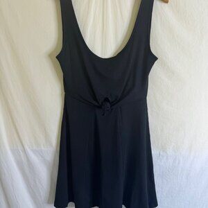 NWT L*Space Topanga Dress Black Front Tie Size M  *